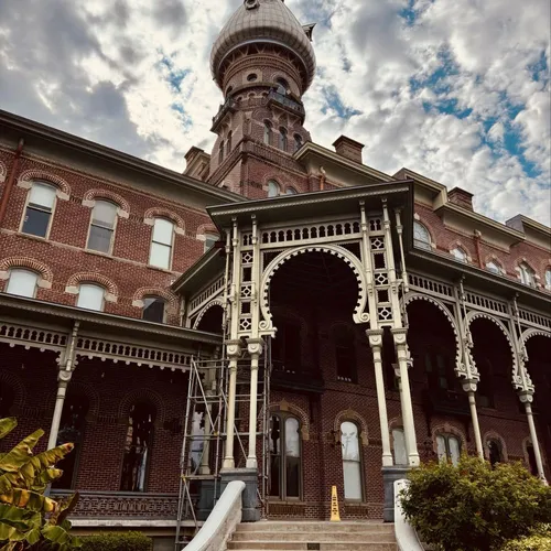 Plant Hall at the University of Tampa, near the Tampa Heights and downtown core