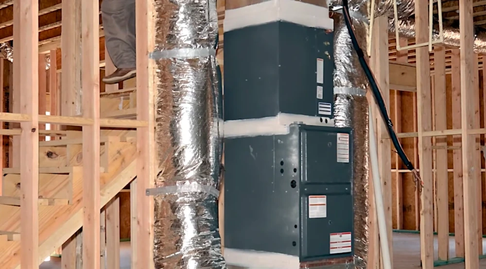 New ductwork and HVAC system installed during a Tampa duct replacement